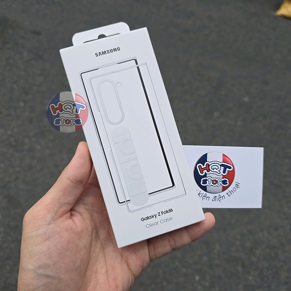 Ốp lưng siêu mỏng trong suốt Samsung Clear Case cho Galaxy Z Fold 6