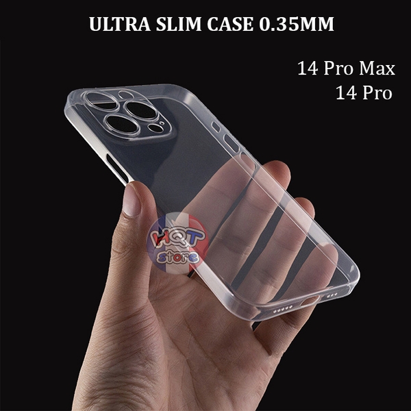 Ốp lưng siêu mỏng trong Ultra Slim Case 0.35mm IPhone 14 Pro Max 14Pro