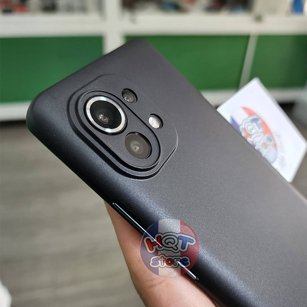 Ốp lưng siêu mỏng Ultra Slim 0.4mm cho Xiaomi Mi 11 Chống bám vân tay