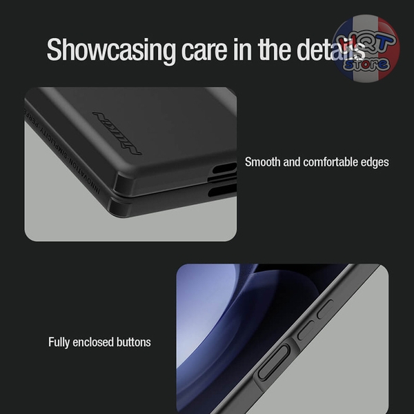 Ốp lưng Silicon kèm bút Nillkin Flex Pure Fold Case cho Galaxy Z Fold 6