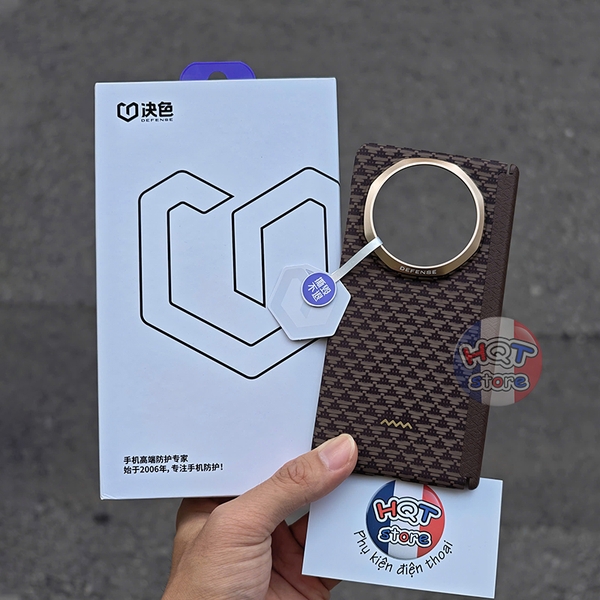 Ốp lưng sợi Aramid 600D Defense Yuan Kezhi Case cho Honor Magic V5