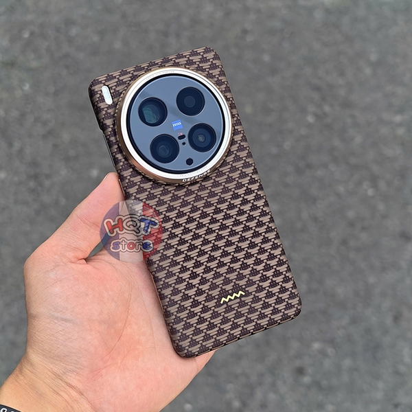 Ốp lưng sợi Aramid 600D Defense Yuan Kezhi Case cho Vivo X200 Ultra