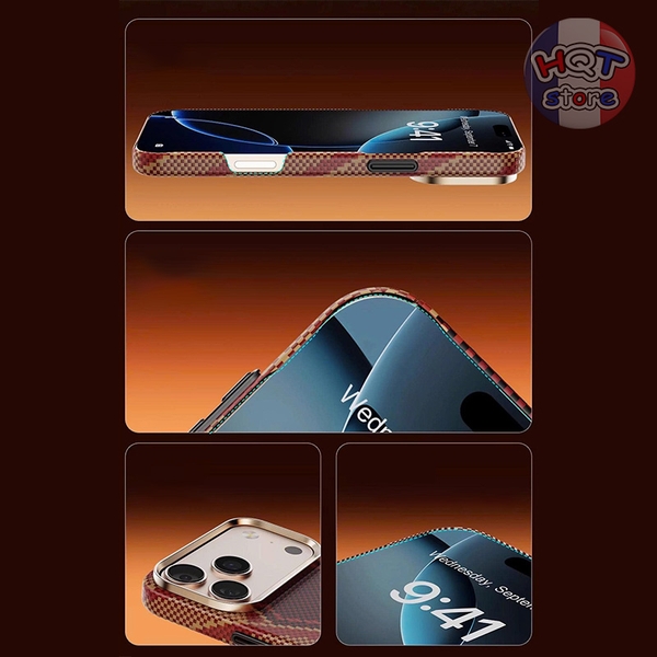 Ốp lưng sợi Aramid Defense Red Snake Case iPhone 17 Pro Max / 17 Pro