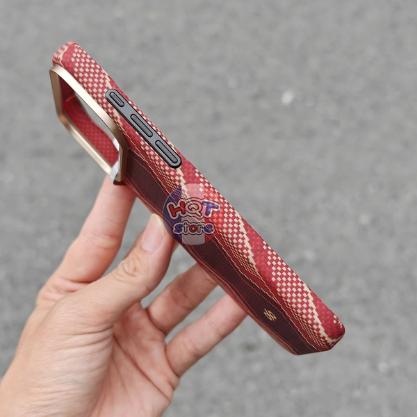Ốp lưng sợi Aramid Defense Red Snake Case iPhone 17 Pro Max / 17 Pro