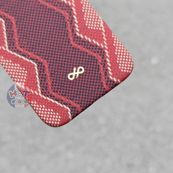 Ốp lưng sợi Aramid Defense Red Snake Case iPhone 17 Pro Max / 17 Pro