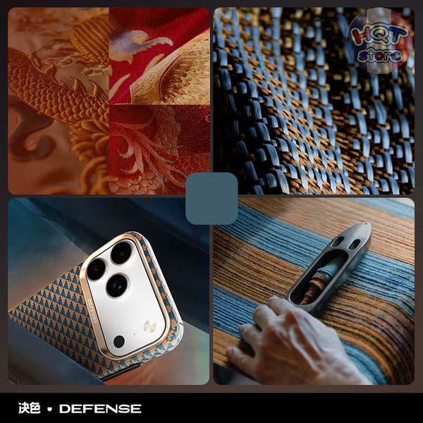 Ốp lưng sợi Aramid Defense Yuan Kezhi Case iPhone 17 Pro Max / 17 Pro