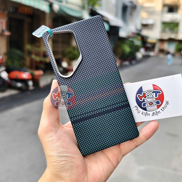 Ốp lưng sợi carbon 600D Benks Aurora ArmorAir Case cho S25 Ultra