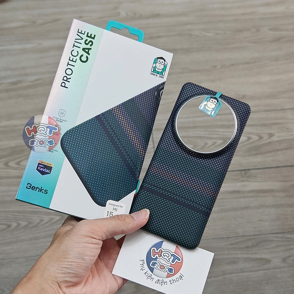 Ốp lưng sợi carbon 600D Benks Aurora ArmorAir Case cho Xiaomi 15 Ultra