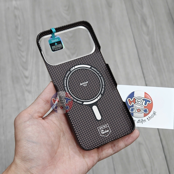 Ốp lưng sợi carbon Benks ArmorTint Case cho IPhone 17 Pro Max / 17 Pro