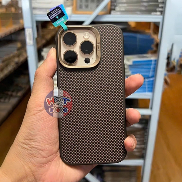 Ốp lưng sợi carbon Benks ArmorTint PRO S3 Case IPhone 16 Pro Max 16 Pro