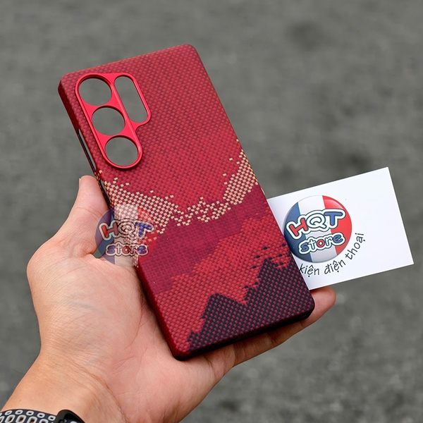 Ốp lưng sợi Carbon Kevlar Air Mag Case cho S25 Ultra / S25 Plus / S25