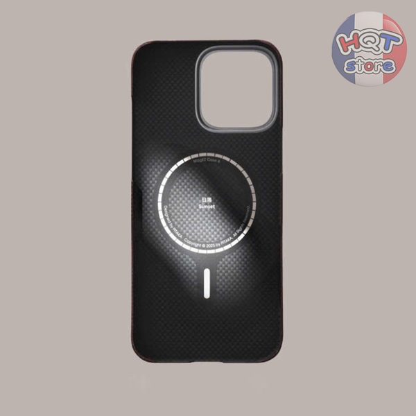 Ốp lưng sợi carbon PITAKA PitaTap cho iPhone 16 Pro Max (nút camera)