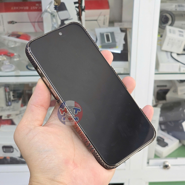 Ốp lưng sợi carbon PITAKA Tactile Woven Case iPhone 16 Pro Max / 16Pro