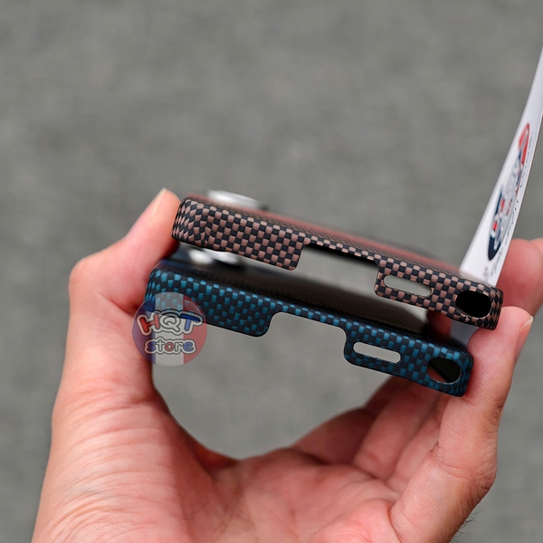 Ốp lưng sợi carbon PITAKA Tactile Woven Case S25 Ultra siêu mỏng nhẹ