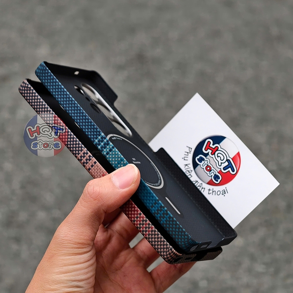 Ốp lưng sợi carbon PITAKA Tactile Woven Case S25 Ultra siêu mỏng nhẹ