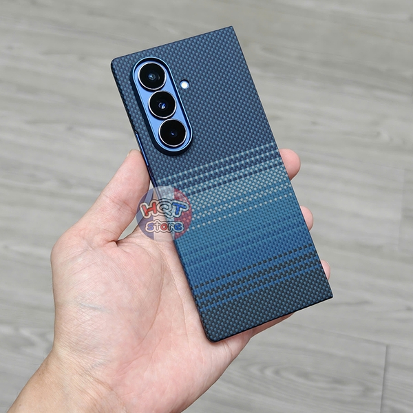 Ốp lưng sợi carbon PITAKA Ultra-Slim Case Z Fold 7 (Back Case) mỏng nhẹ