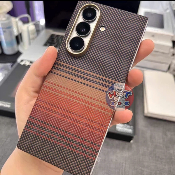Ốp lưng sợi carbon PITAKA Ultra-Slim Case Z Fold 7 (Back Case) mỏng nhẹ