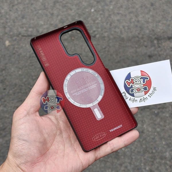 Ốp lưng sợi carbon Youngkit Aramid 1500D Case cho Samsung S25 Ultra