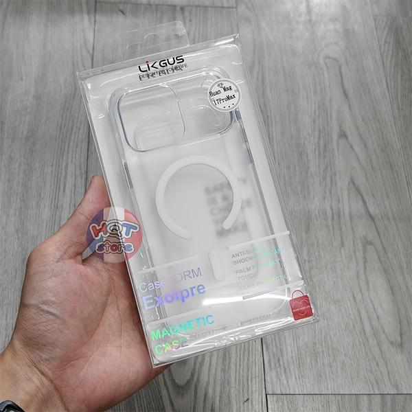 Ốp lưng trong nhám Likgus Huan Mag IPhone 17 Pro Max 17 Pro Air 17