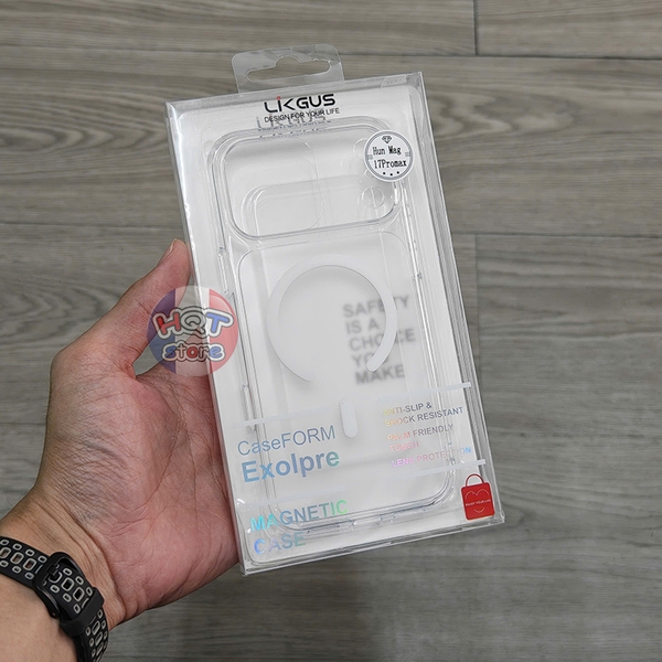 Ốp lưng trong nhám Likgus Hun Mag IPhone 17 Pro Max  17 Pro