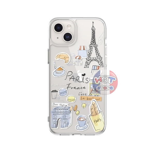 Ốp lưng trong suốt có hình SwitchEasy City cho IPhone 15 Plus / 15