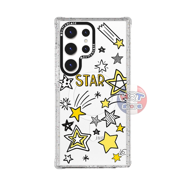 Ốp lưng trong suốt in hình ButterCase Inspire Series Samsung S24 Ultra