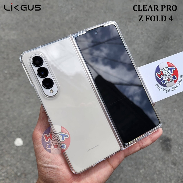 Ốp lưng trong suốt Likgus Clear Pro cho Galaxy Z Fold 4