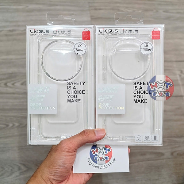 Ốp lưng trong suốt Likgus Lin / Lin Mag cho Vivo X200 Ultra / X200 Pro