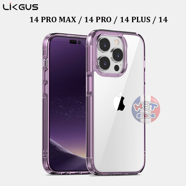 Ốp lưng trong suốt Likgus Zero IPhone 14 Pro Max 14 Pro 14 Plus 14