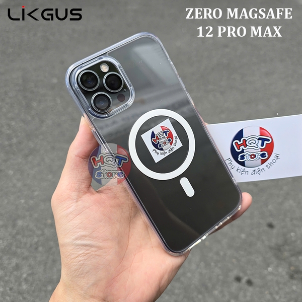Ốp lưng trong suốt Likgus Zero Magsafe IPhone 12 Pro Max