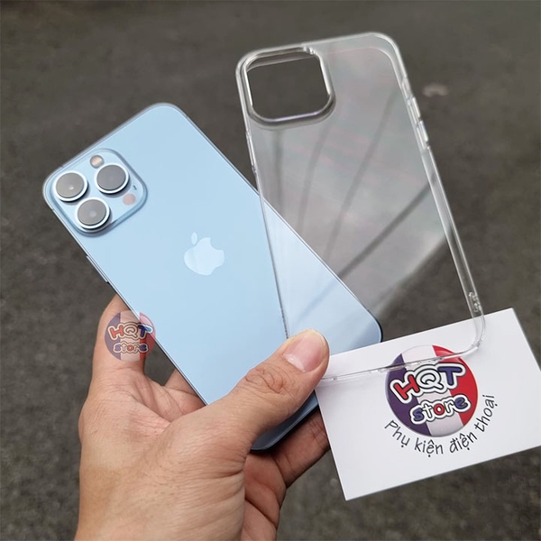 Ốp lưng trong suốt Memumi Clear cho IPhone 13 Pro Max / 13 Pro / 13