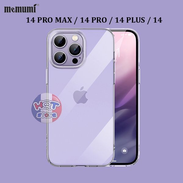 Ốp lưng trong suốt Memumi Clear cho IPhone 14 Pro Max / 14 Pro / 14
