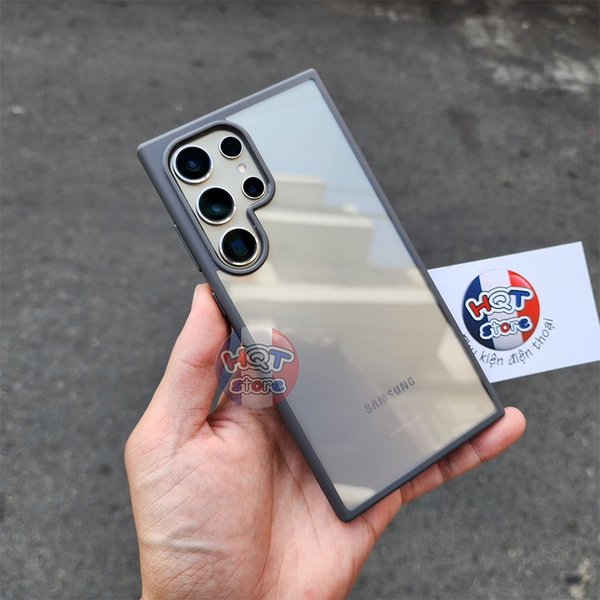 Ốp lưng trong suốt viền mỏng IPaky Bright S24 Ultra / S24 Plus / S24