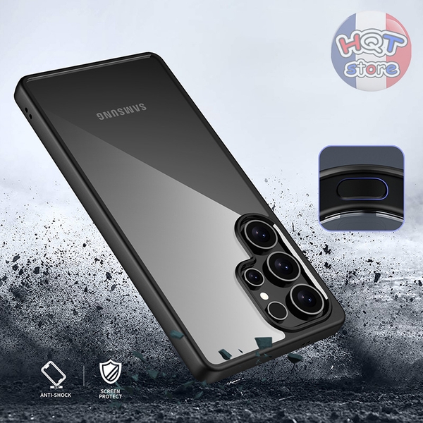 Ốp lưng trong suốt viền mỏng IPaky Bright S25 Ultra / S25 Plus / S25
