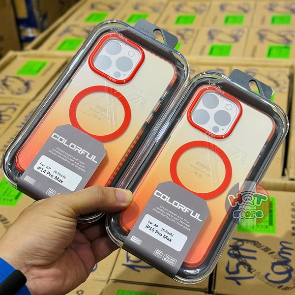 Ốp lưng trong X-LEVEL Colorful Magsafe iPhone 15 Pro Max / 14 Pro Max