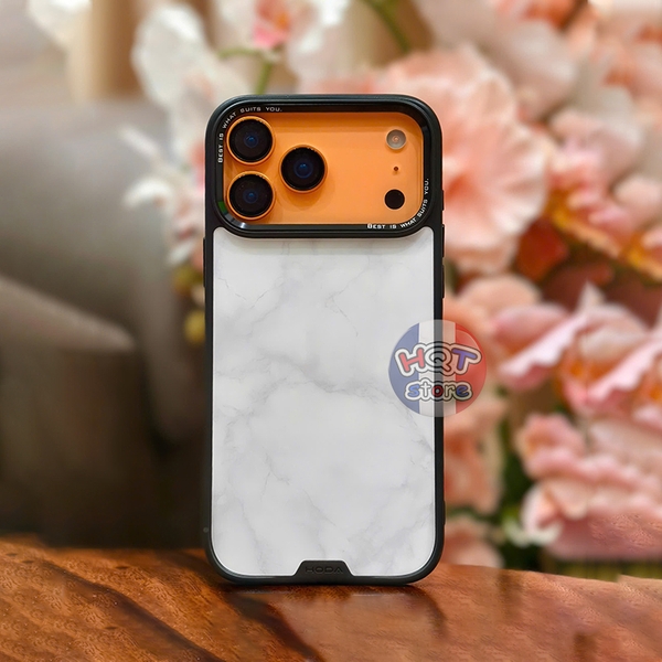 Ốp lưng vân đá HODA Marble Case Magnet iPhone 17 Pro Max 17Pro