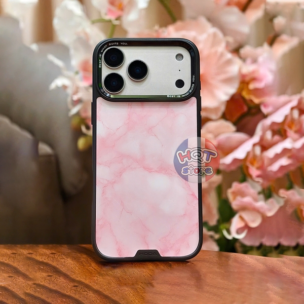 Ốp lưng vân đá HODA Marble Case Magnet iPhone 17 Pro Max 17Pro