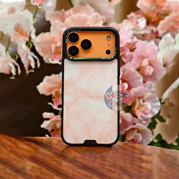 Ốp lưng vân đá HODA Marble Case Magnet iPhone 17 Pro Max 17Pro