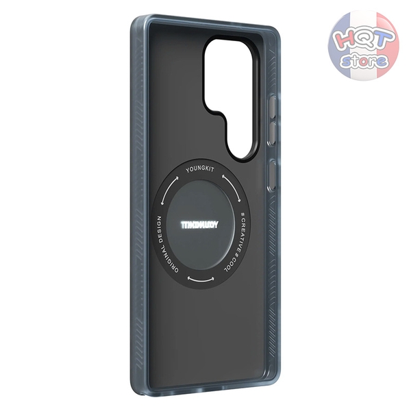 Ốp lưng Youngkit Cyberpunk 360 độ Spin Magnetic Stand Case S25 Ultra