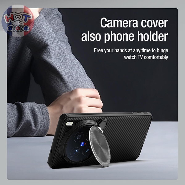 Ốp Nillkin CamShield Prop Magnetic Case Vivo X200 Pro / X200 Pro Mini
