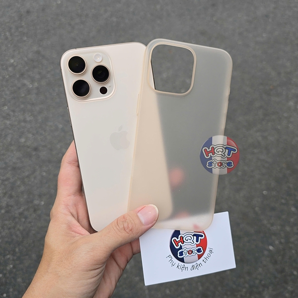 Ốp siêu mỏng SwitchEasy Ultra Slim 0.35mm IPhone 16 Pro Max / 16 Pro