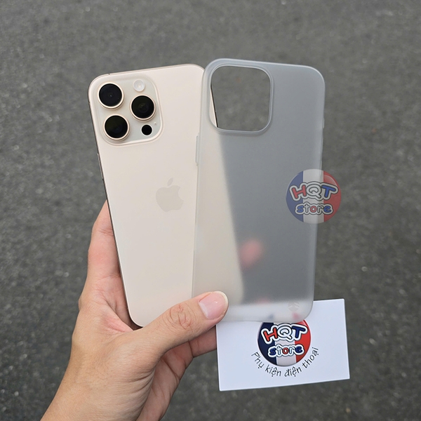 Ốp siêu mỏng SwitchEasy Ultra Slim 0.35mm IPhone 16 Pro Max / 16 Pro