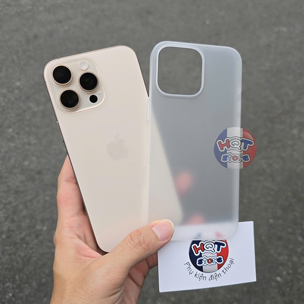 Ốp siêu mỏng SwitchEasy Ultra Slim 0.35mm IPhone 16 Pro Max / 16 Pro