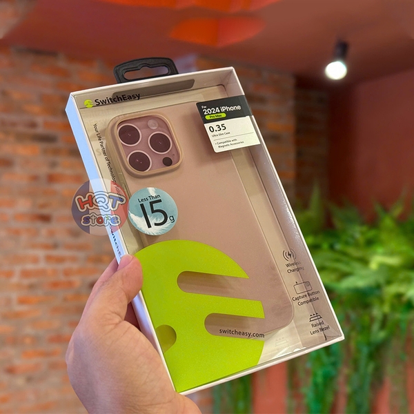 Ốp siêu mỏng SwitchEasy Ultra Slim 0.35mm IPhone 16 Pro Max / 16 Pro