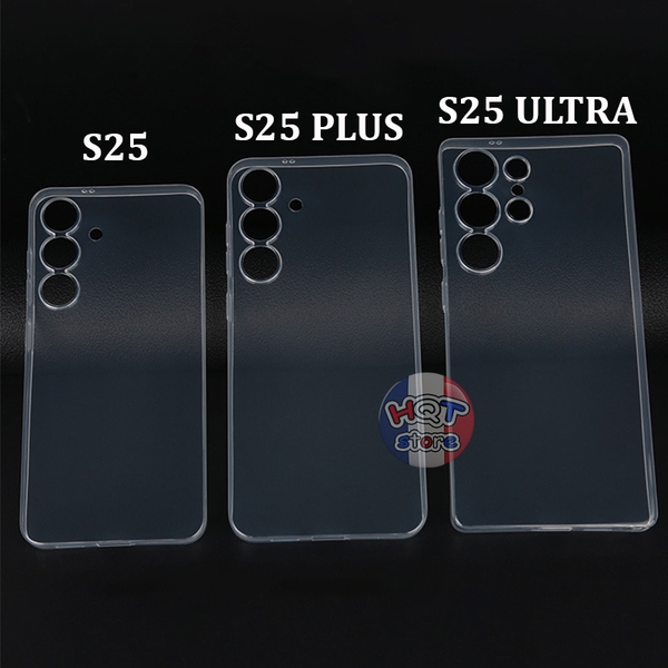 Ốp siêu mỏng trong suốt Ultra Slim 0.4mm (Clear) S25 Ultra S25Plus S25