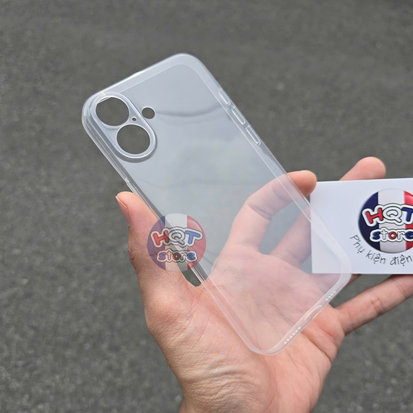 Ốp siêu mỏng trong Ultra Slim Case IPhone 16 Pro Max 16Pro 16 Plus 16