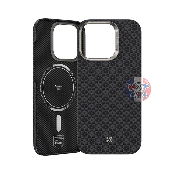 Ốp sợi carbon Benks ArmorGrid ArmorAir Case IPhone 16 Pro Max / 16 Pro