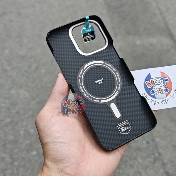 Ốp sợi carbon Benks ArmorGrid ArmorAir Case IPhone 16 Pro Max / 16 Pro