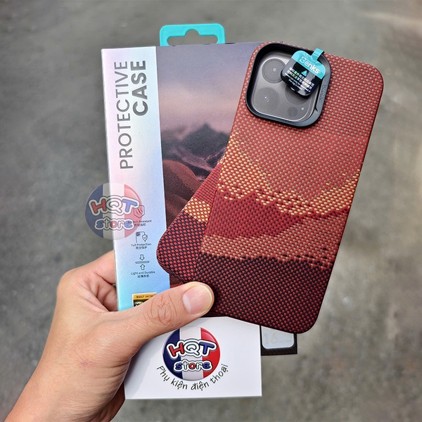 Ốp sợi carbon Benks GoldenTide ArmorAir Case IPhone 16 Pro Max 16 Pro