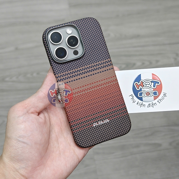 Ốp sợi carbon PITAKA PitaTap cho iPhone 16 Pro Max 16 Pro (nút camera)